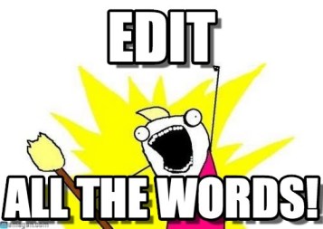 edit all the words